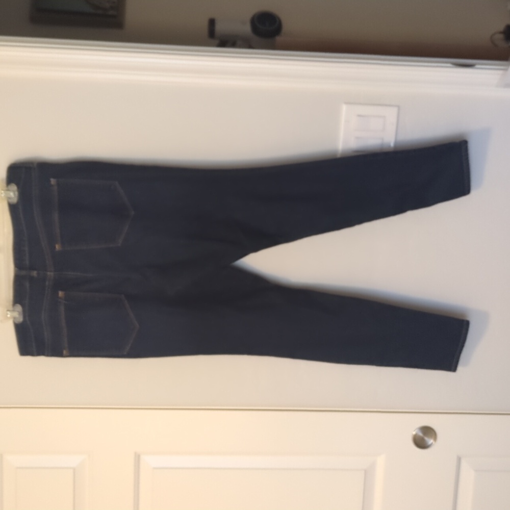 NWOT Athleta Sculptek High-Rise Dark Wash Skinny Jeans - Picture 8 of 13
